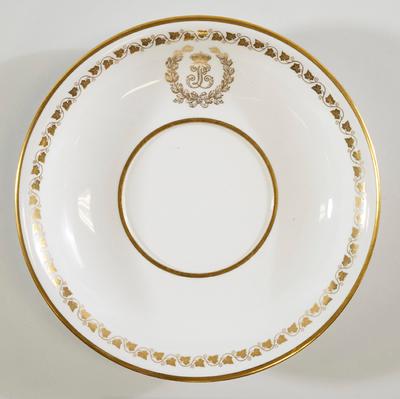 Plate with monogram of Louis Philippe