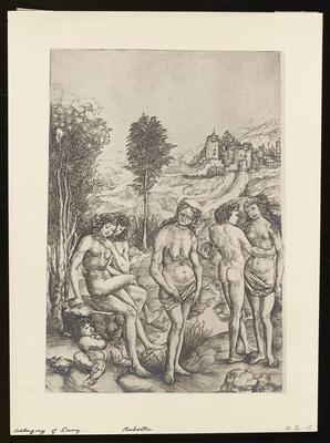 Allegory of Envy, from a group of photographs of rare prints in the British Museum