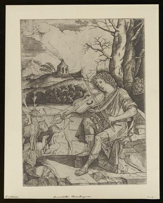Orpheus, from a group of photographs of rare prints in the British Museum