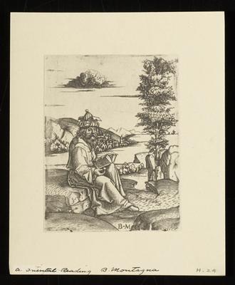 An Oriental Reading, from a group of photographs of rare prints in the British Museum