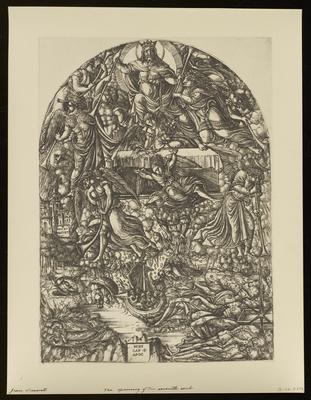 The Opening of the Seventh Seal, from a group of photographs of rare prints in the British Museum