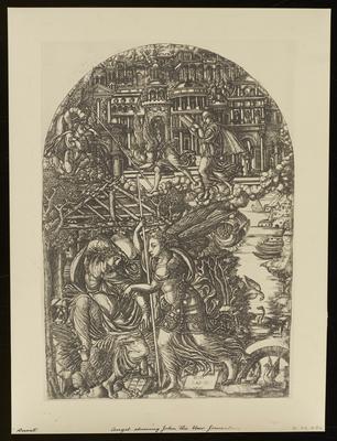 Angel Showing John the New Jerusalem, from a group of photographs of rare prints in the British Museum