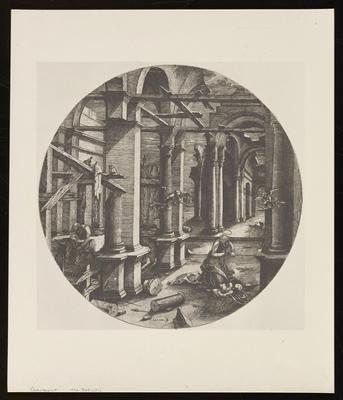 The Nativity, from a group of photographs of rare prints in the British Museum