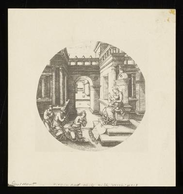 Virgin and Child with Worshipers, from a group of photographs of rare prints in the British Museum