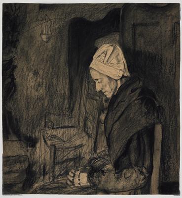Old Woman Praying (Vieille femme en prière)