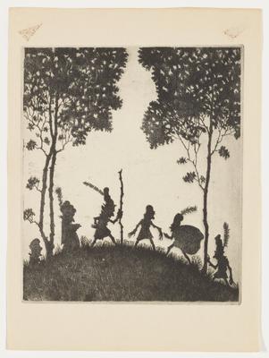 Gathering to be in Front of Moon