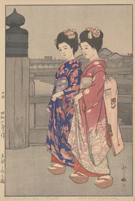 The Great Bridge of Sanjo_ in Kyoto