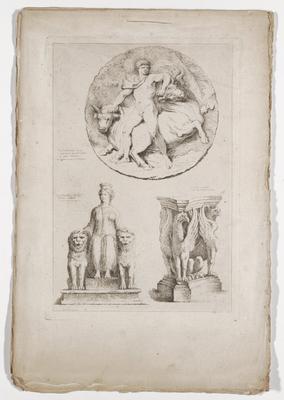 Fascicule I, Plate 1, from Suite de Dix Huit Feuilles d'après l'antique...