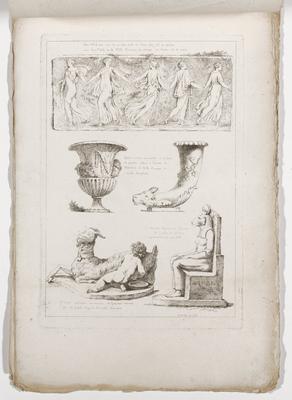 Fascicule I, Plate 2, from Suite de Dix Huit Feuilles d'après l'antique...