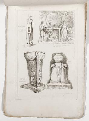 Fascicule I, Plate 3, from Suite de Dix Huit Feuilles d'après l'antique...
