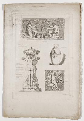 Fascicule II, Plate 7, from Suite de Dix Huit Feuilles d'après l'antique...