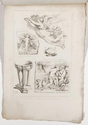 Fascicule II, Plate 11, from Suite de Dix Huit Feuilles d'après l'antique...