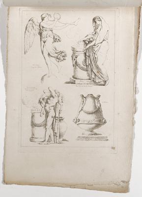 Fascicule III, Plate 17, from Suite de Dix Huit Feuilles d'après l'antique...