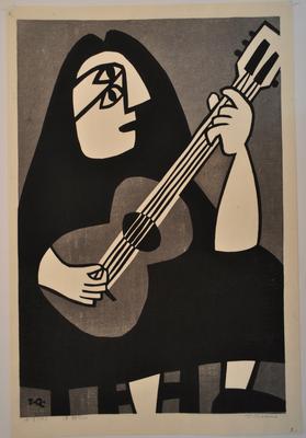 Guitarist by Takeji Asano