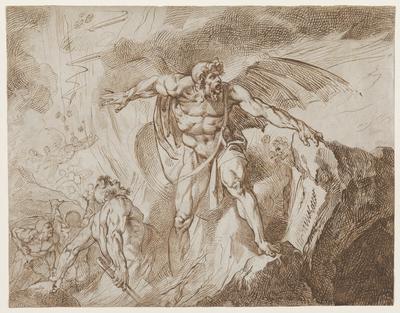 Satan in Hell, from Milton’s Paradise Lost (The Rise of Satan)