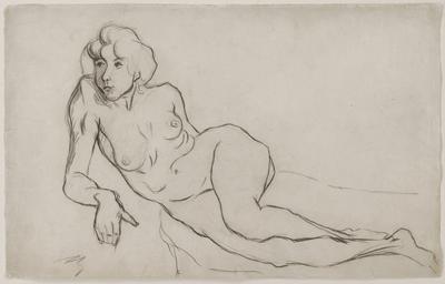Recumbent Nude Woman (Femme nue allongée)