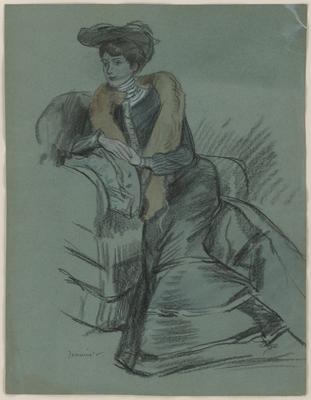 Woman Seated in an Armchair