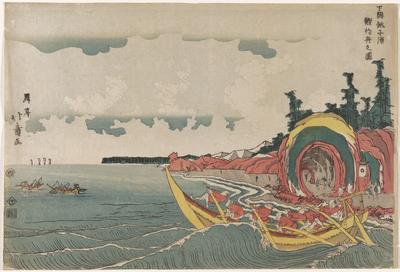 Bonito Fishing Boats in Chōshi Bay in Shimōsa Province
