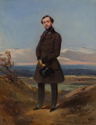 Portrait of a Young Man in a Landscape