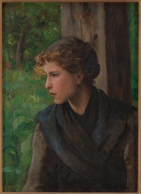 Head Study, Portrait of a Young Woman (Tête d’étude, portrait d’une jeune fille)
