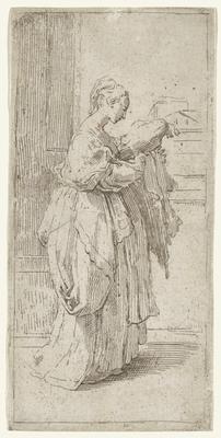 Woman with a Pillow
