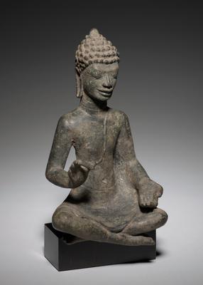 Seated preaching Buddha