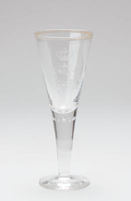 Wine glass, one of a pair