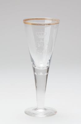 Wine glass, one of a pair