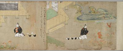 The Tenjin Shrine Scrolls [one of a pair]