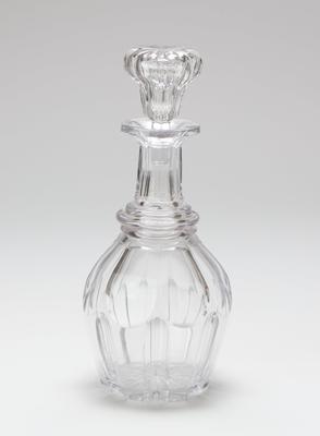 Stoppered decanter, one of a pair