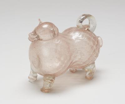 Bottle in the form of a Pig