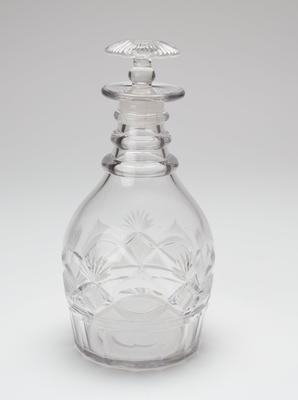 Decanter, one of a pair