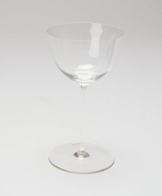 Red wine glass, from a five piece stemware setting