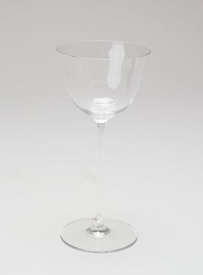 White wine glass, from a five piece stemware setting