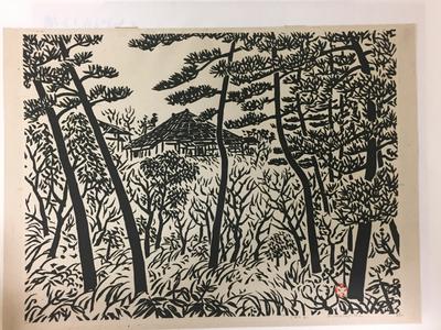 Title unknown [Hermit's Cell in a Forest]