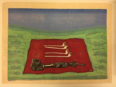 Still Life on the Grass Plot