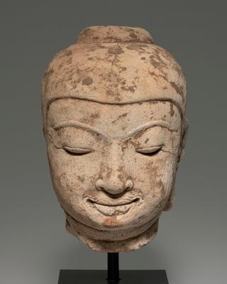 Head from an image of the Buddha
