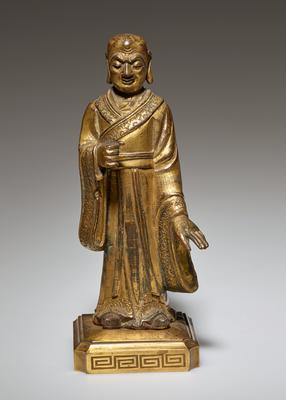 Standing Bodhisattva, one of a pair