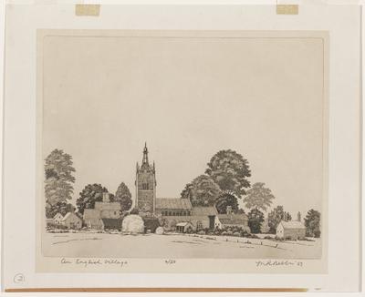 An English Village, 1957