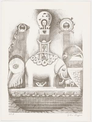 Untitled (Altar with Elephant Motif)