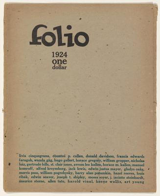 Cover, Folio