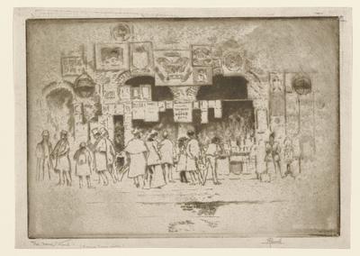 Underground Bookstall (The News Stand - Charing Cross) London