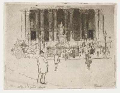 St. Paul's, Queen Anne's Statue