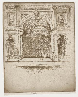 Gate of Burlington House (Royal Academy)