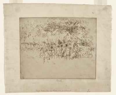 On the Champs Elysées