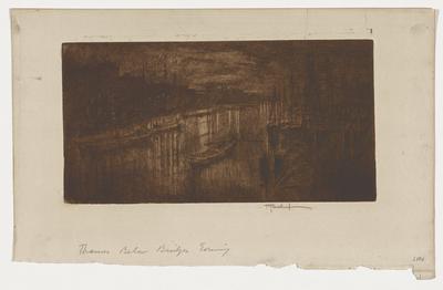 Thames Below the Bridges, Night