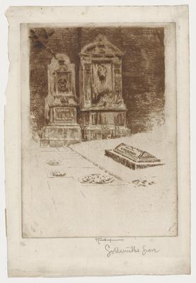Goldsmith's Tomb, The Temple, London