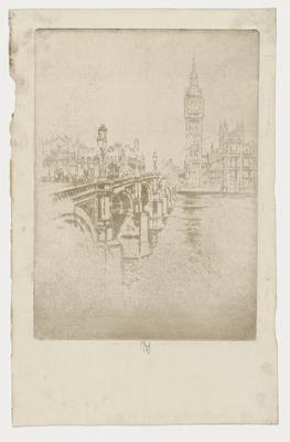 The Clock Tower From the Surrey Side