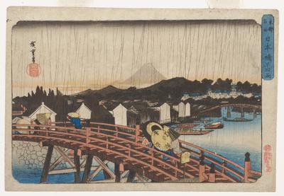 Shower on Nihonbashi Bridge