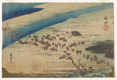 Suruga Bank of Ōi River at Shimada